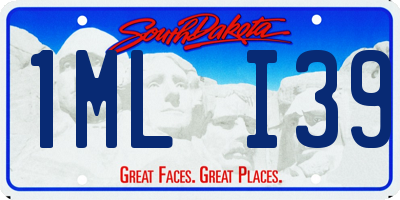 SD license plate 1MLI39