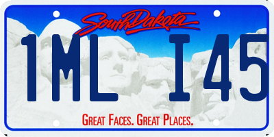 SD license plate 1MLI45