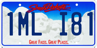 SD license plate 1MLI81