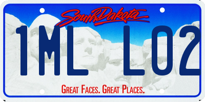 SD license plate 1MLL02