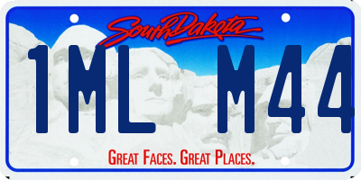 SD license plate 1MLM44