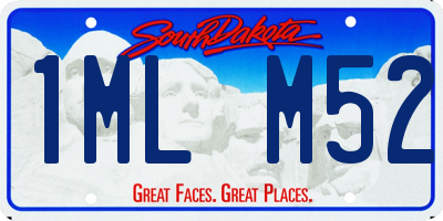 SD license plate 1MLM52