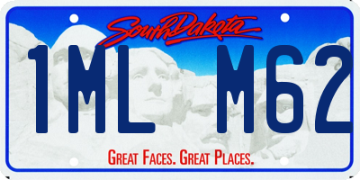 SD license plate 1MLM62