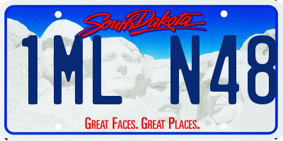 SD license plate 1MLN48