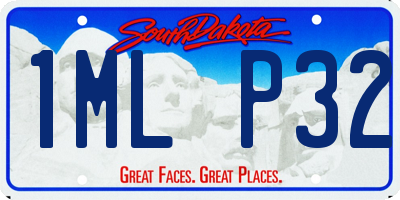 SD license plate 1MLP32