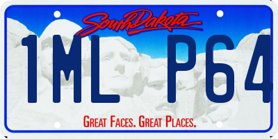 SD license plate 1MLP64