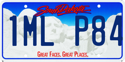 SD license plate 1MLP84