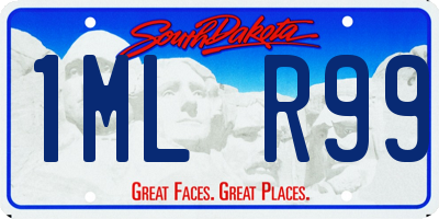 SD license plate 1MLR99