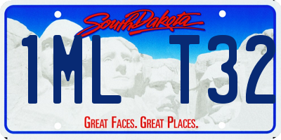 SD license plate 1MLT32