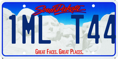 SD license plate 1MLT44