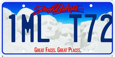 SD license plate 1MLT72