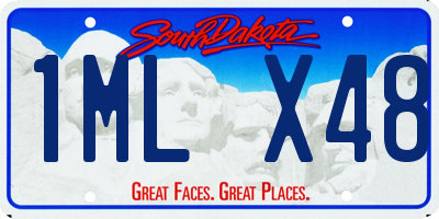 SD license plate 1MLX48