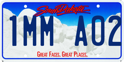 SD license plate 1MMA02