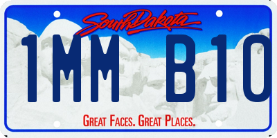 SD license plate 1MMB10