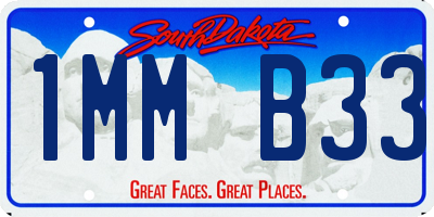 SD license plate 1MMB33