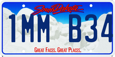 SD license plate 1MMB34