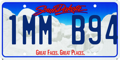 SD license plate 1MMB94