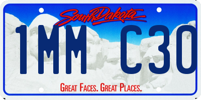 SD license plate 1MMC30