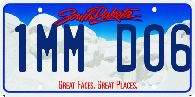 SD license plate 1MMD06