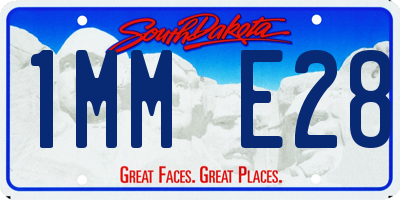 SD license plate 1MME28