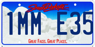 SD license plate 1MME35