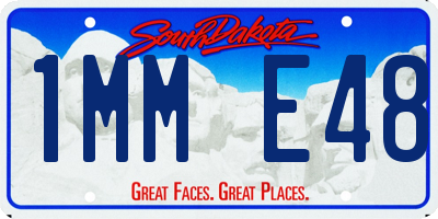 SD license plate 1MME48