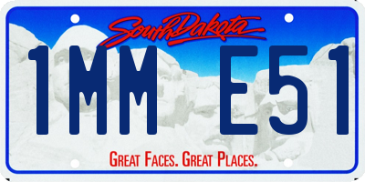 SD license plate 1MME51