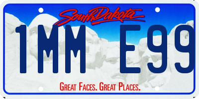 SD license plate 1MME99