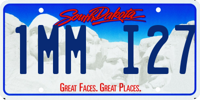 SD license plate 1MMI27