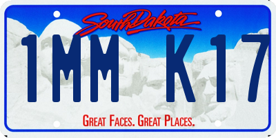 SD license plate 1MMK17
