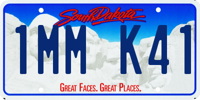SD license plate 1MMK41