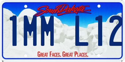 SD license plate 1MML12