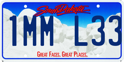 SD license plate 1MML33