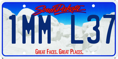 SD license plate 1MML37