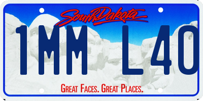 SD license plate 1MML40