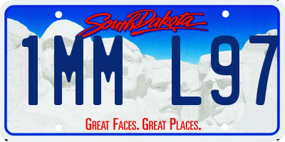 SD license plate 1MML97