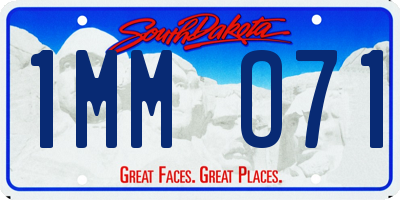 SD license plate 1MMO71