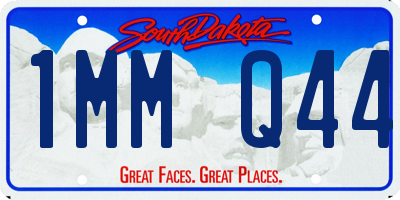 SD license plate 1MMQ44