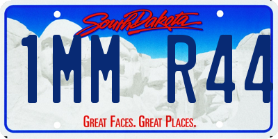 SD license plate 1MMR44