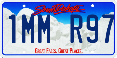 SD license plate 1MMR97