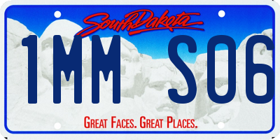 SD license plate 1MMS06