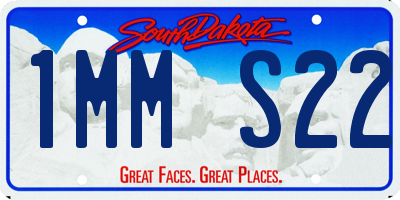 SD license plate 1MMS22