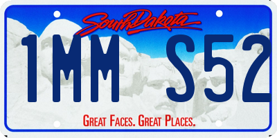 SD license plate 1MMS52