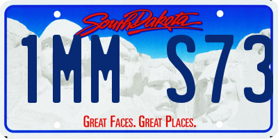 SD license plate 1MMS73