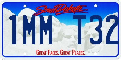 SD license plate 1MMT32