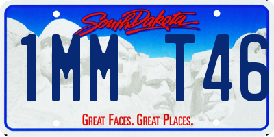 SD license plate 1MMT46
