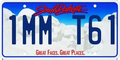 SD license plate 1MMT61