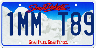 SD license plate 1MMT89