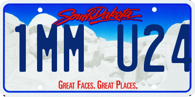 SD license plate 1MMU24