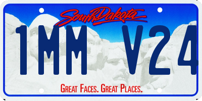 SD license plate 1MMV24